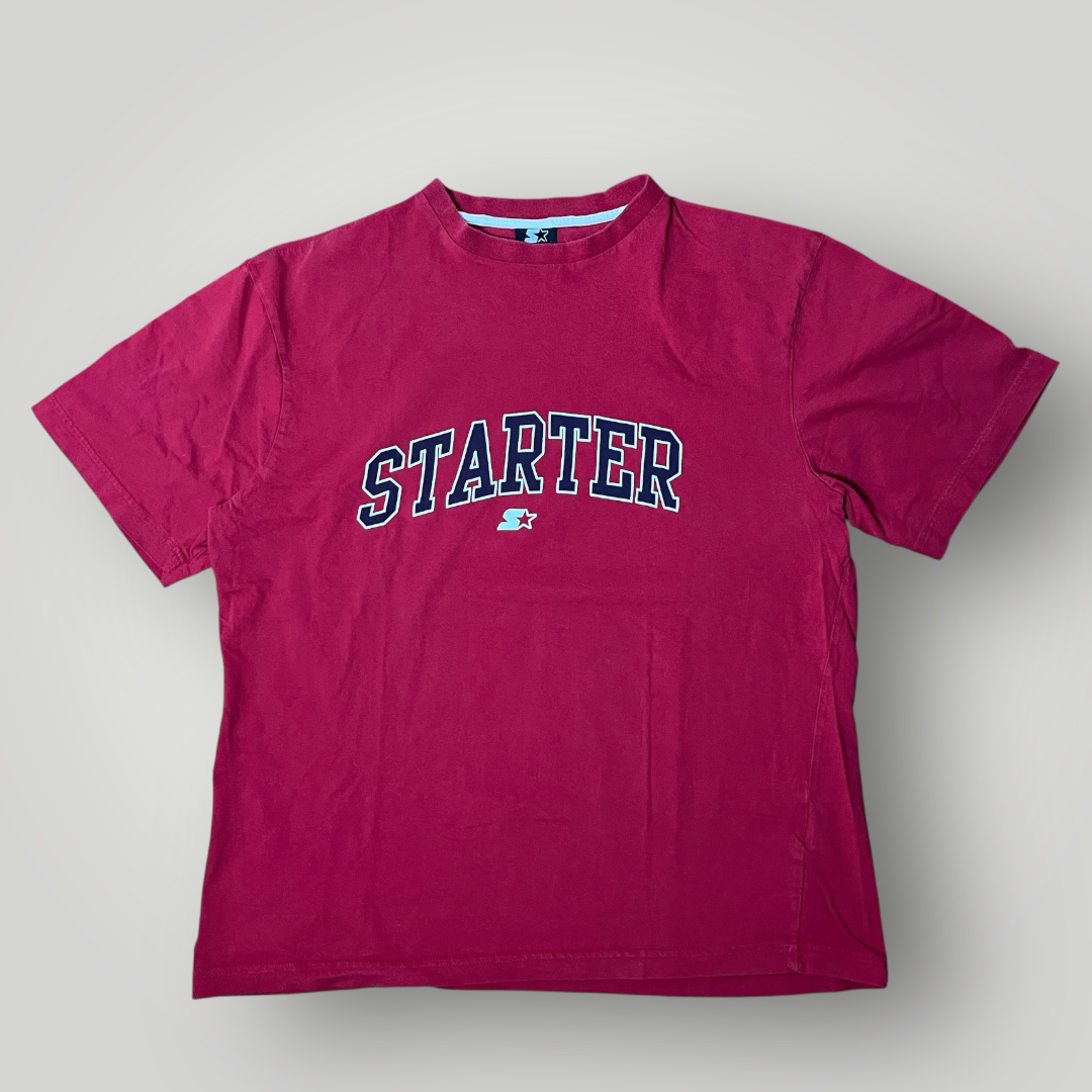 Starter Heavy Cotton Lettered Y2K Boxy Fit T-Shirt