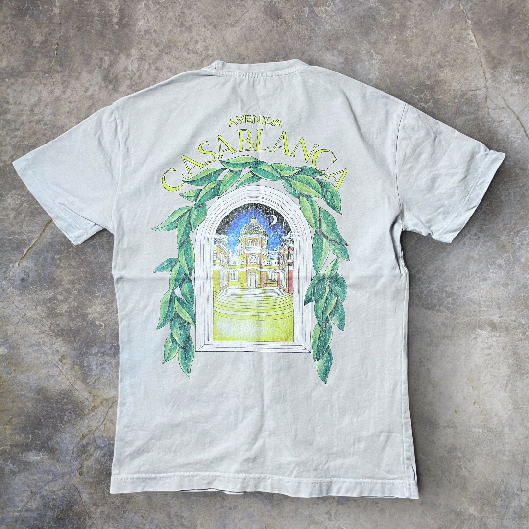 Casablanca Avenida Heavy Cotton Graphic T-Shirt (Replica)