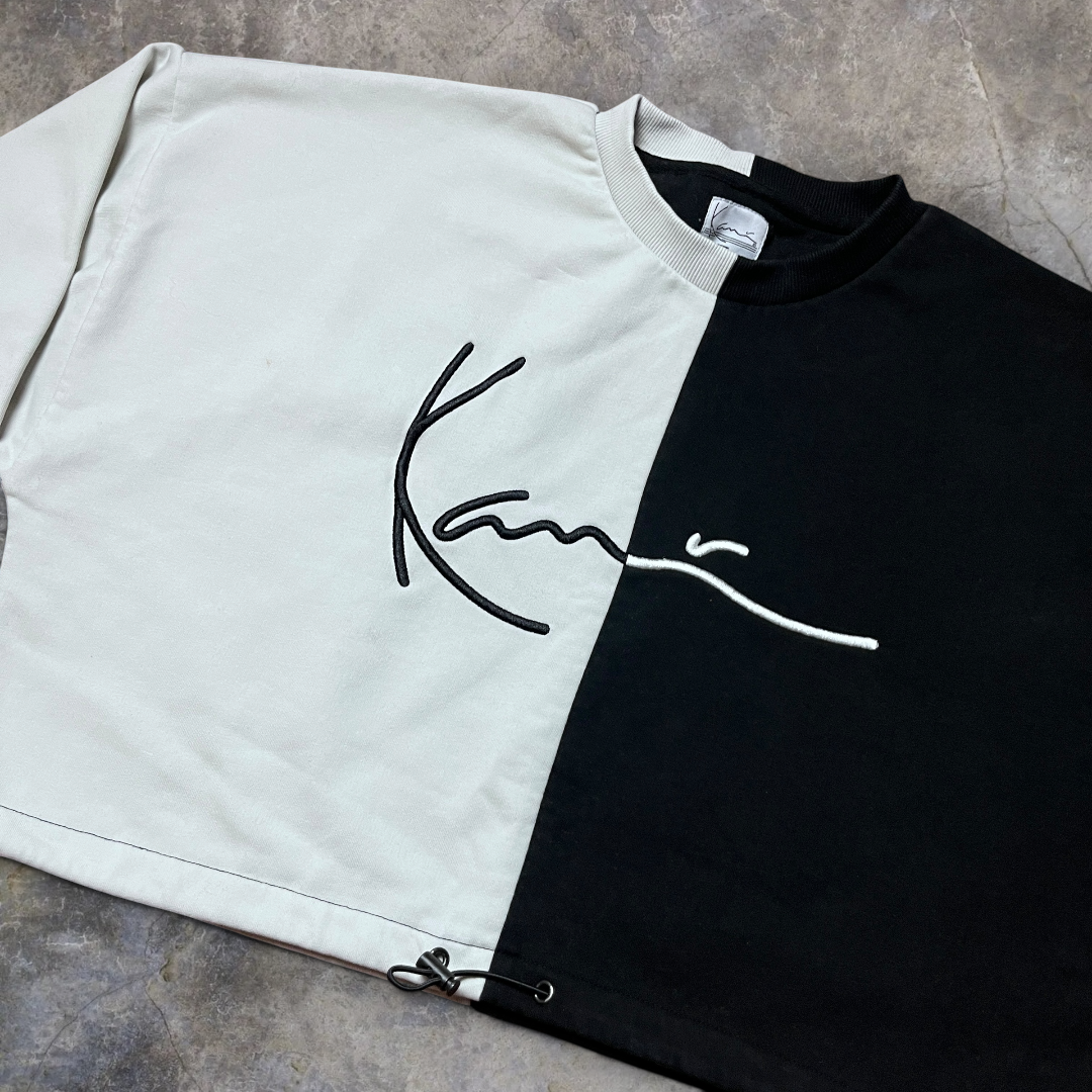 Karl Kani Signature Heavy Cotton Cropped Top (Дамско)