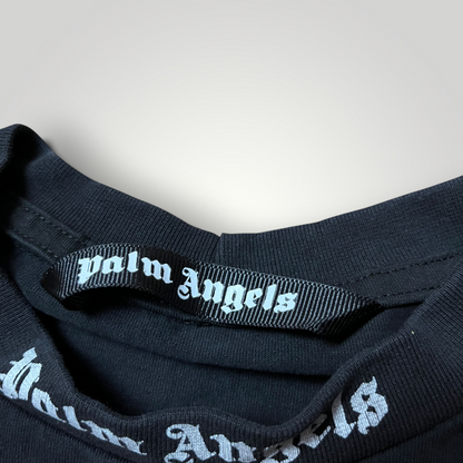 Palm Angels Classic Logo Over Tee Heavy Cotton T-Shirt (Replica)