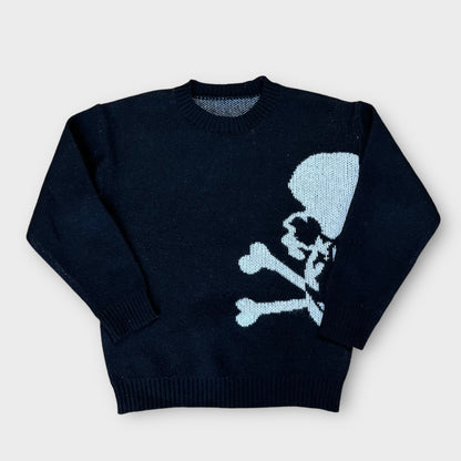 Y2K Skull Graphic Sweater