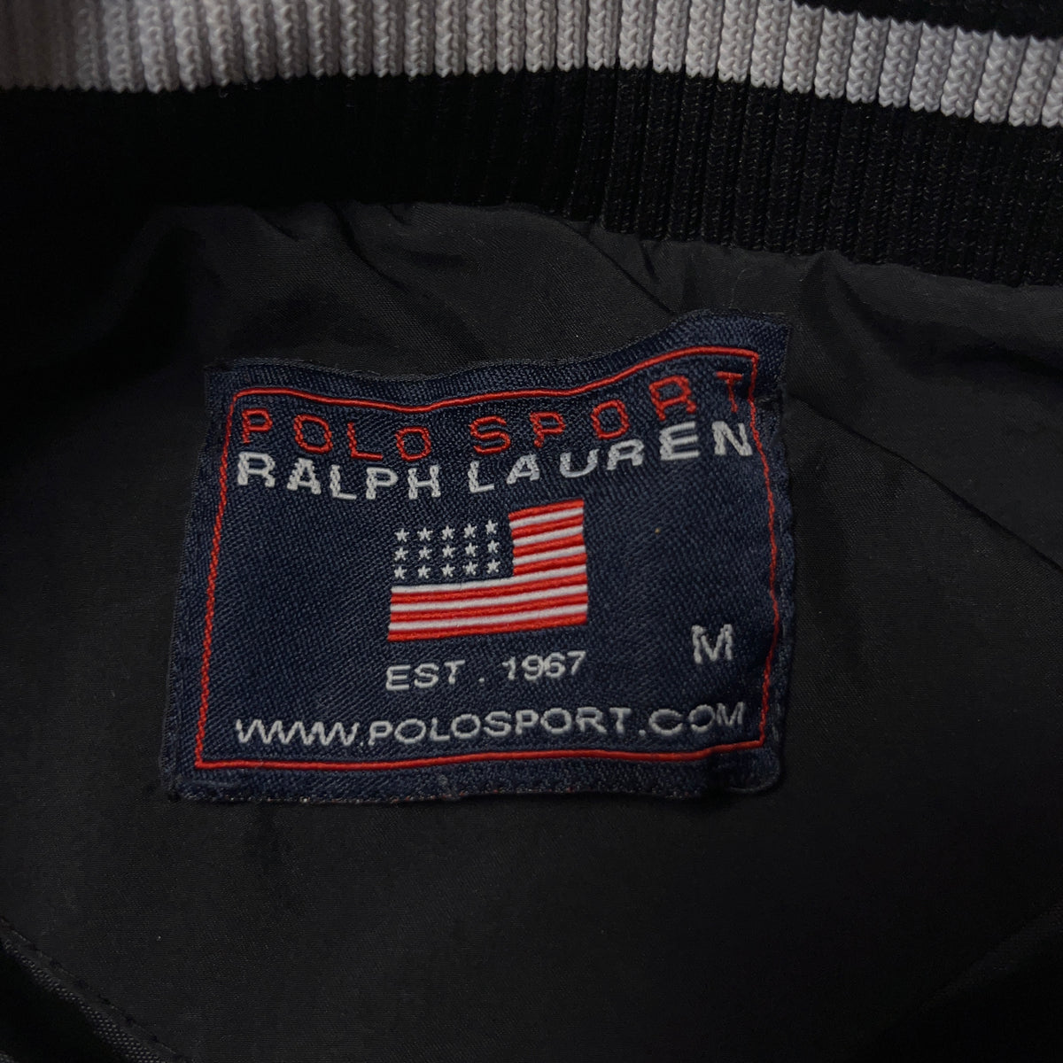 Polo Ralph Lauren Sport Vintage 2000's Y2K Big Pony Puffer Bomber Jacket