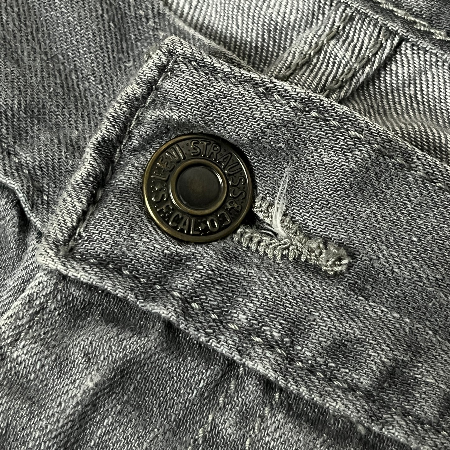 LEVI'S 514 Loose Straight Fit Grey Jeans (2012)