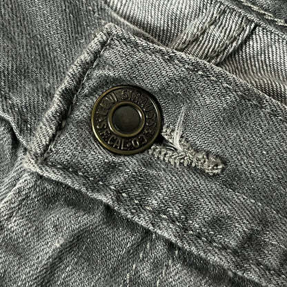 LEVI'S 514 Loose Straight Fit Grey Jeans (2012)