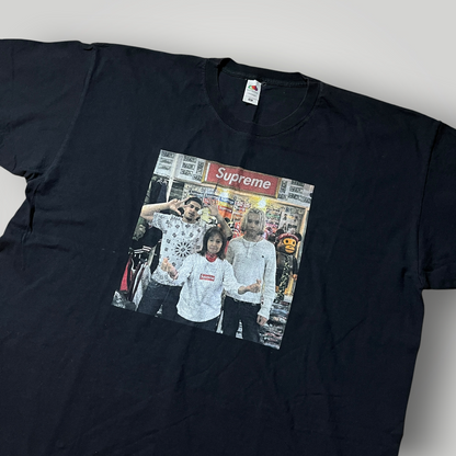 Supreme Bootleg Vintage 2000's Heavy Cotton Tubular Knit Graphic T-Shirt