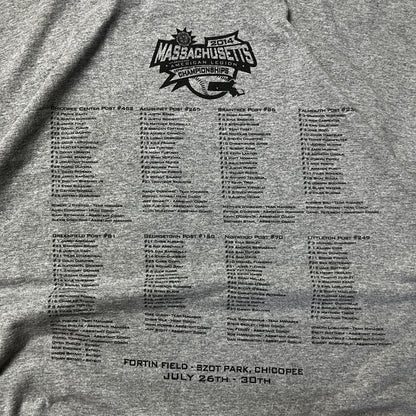 Massachusetts American Legion 2014 Heavy Cotton Tubular Knit T-Shirt