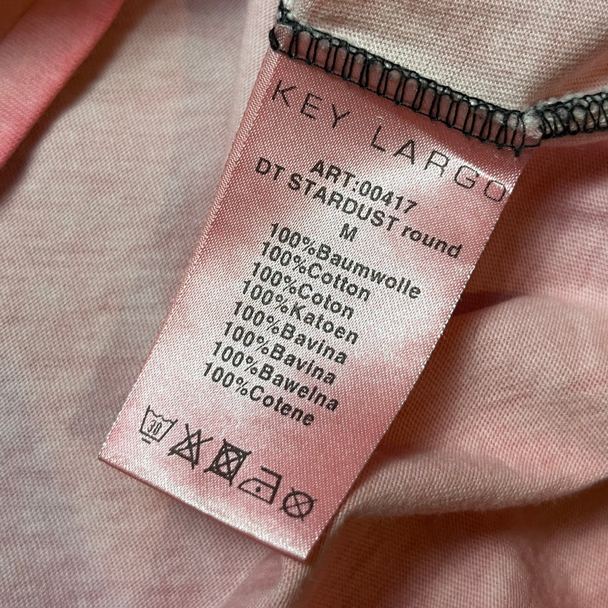 Key Largo Vintage 2010's Y2K Star Babycut T-Shirt (Дамско)
