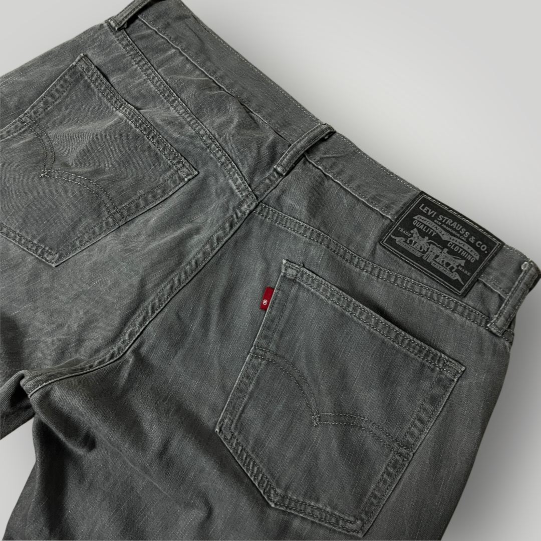 LEVI'S 514 Loose Straight Fit Grey Jeans (2012)