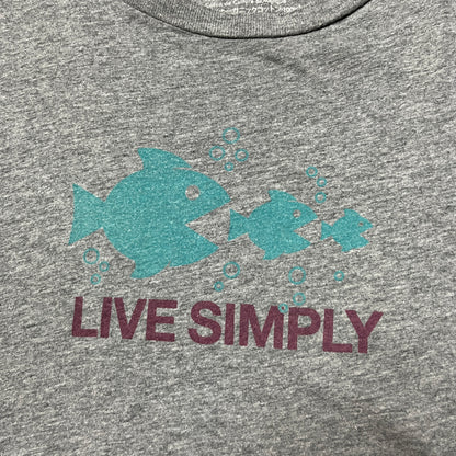 Patagonia "Live Simply" Graphic T-Shirt (Дамско)