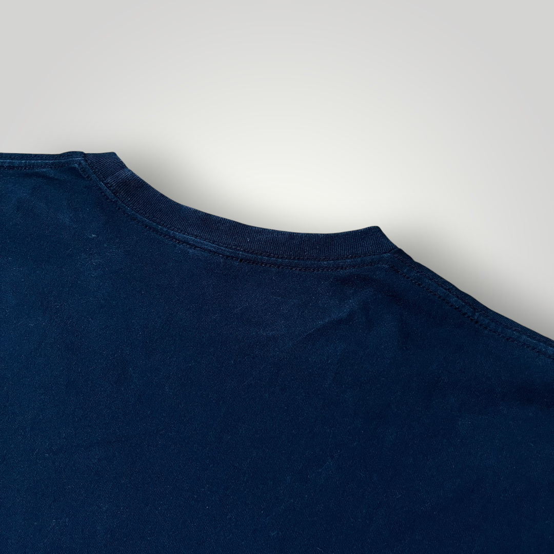 BAPE A Bathing Ape "Silver Foil Big Ape Head Tee" 2012 Single Stitch Tubular Knit Heavy Cotton Graphic T-Shirt