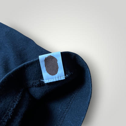 BAPE A Bathing Ape "Silver Foil Big Ape Head Tee" 2012 Single Stitch Tubular Knit Heavy Cotton Graphic T-Shirt