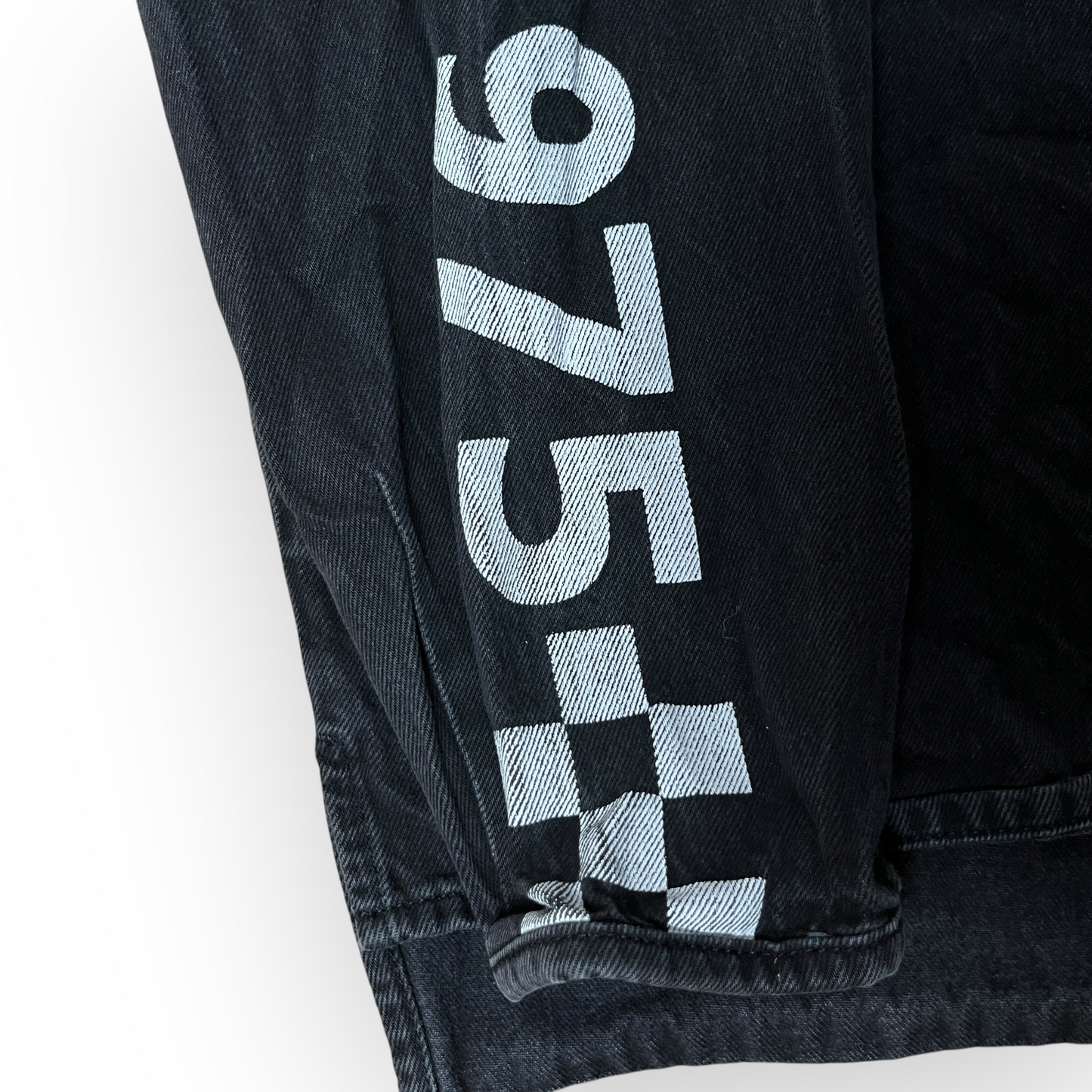 ZARA Denim Boxy Sweatshirt Crewneck