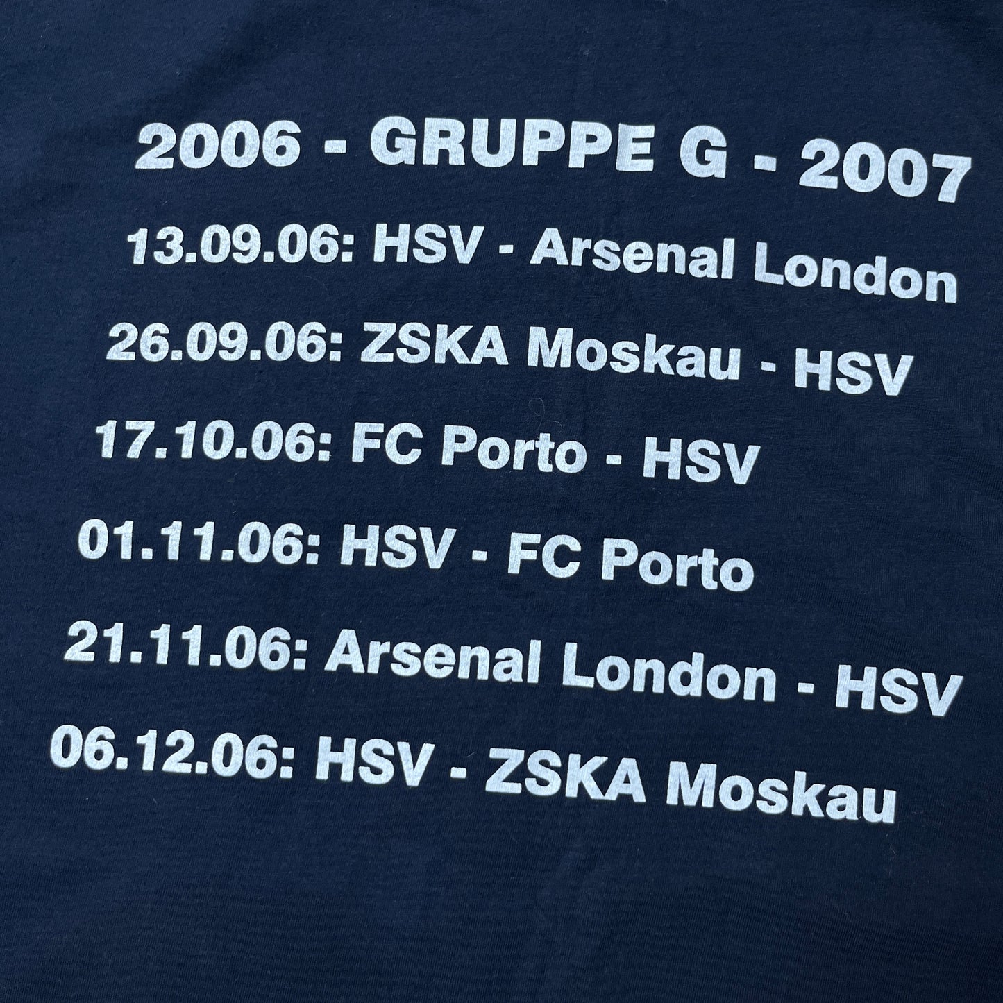 CSKA Vintage 2006/2007 Fan T-Shirt
