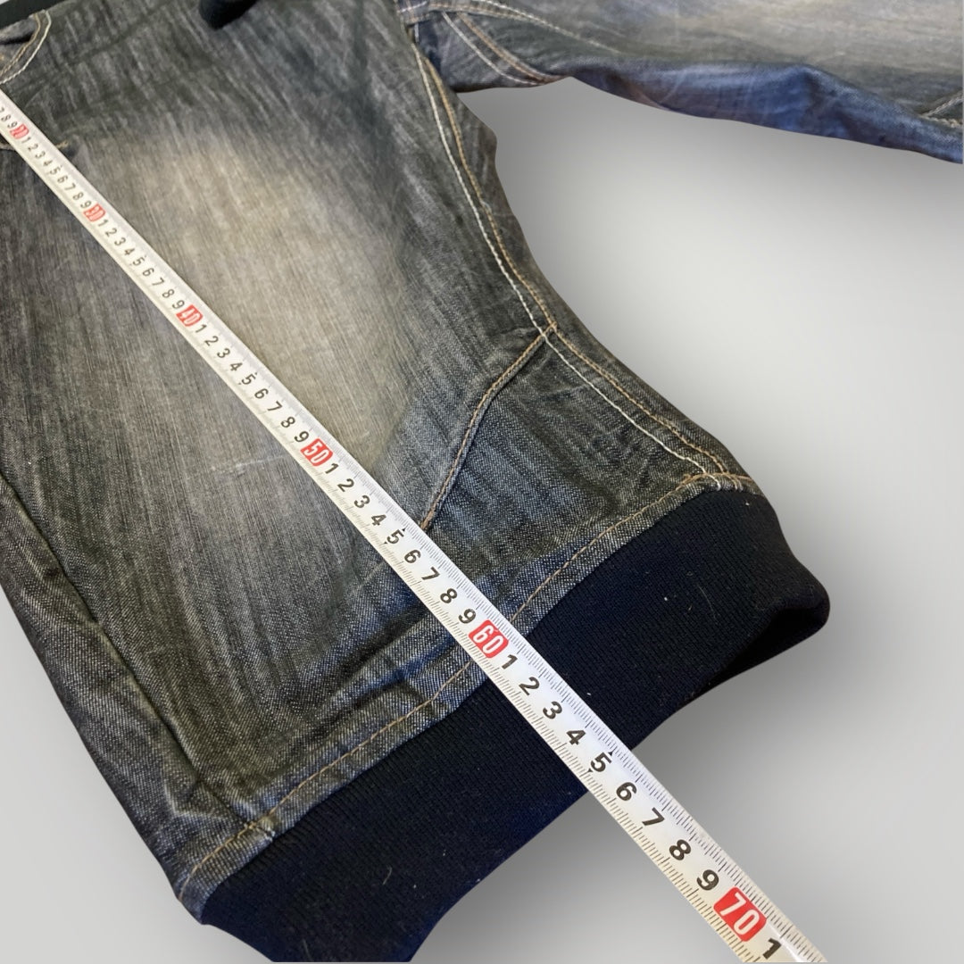 Ultra Magnetic Denim Jorts Embroided Logo
