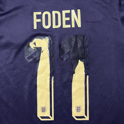 Nike England 2024/2025 Away #11 Foden Football Jersey T-Shirt