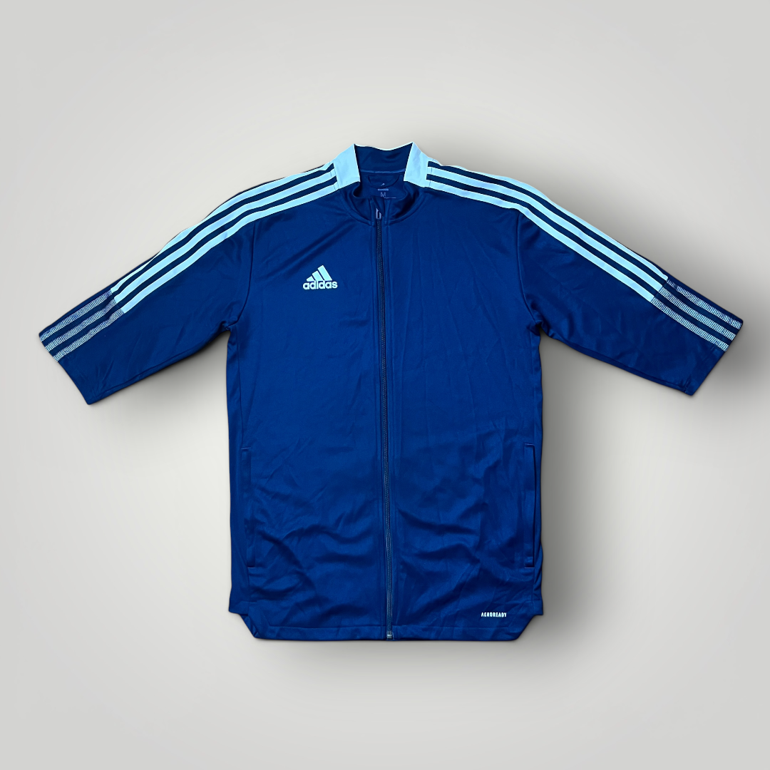 Adidas Zip-Up Sport Tiro Jacket Style T-Shirt