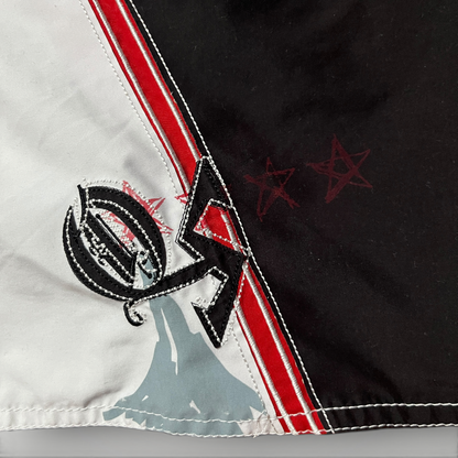 Quiksilver Vintage 2000's Y2K Embroidered Graphic Surf Jorts Shorts