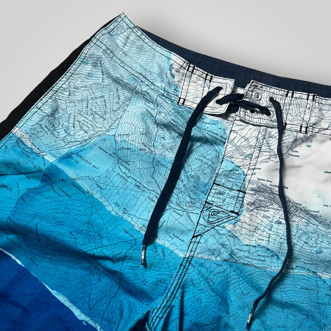 Quiksilver "Cypher Kelly Slater" Graphic  Surfing Board Shorts