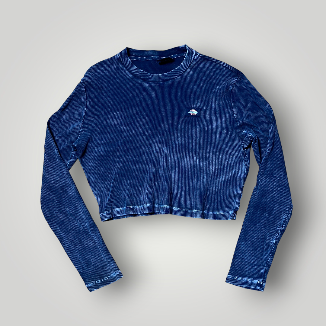 Dickies Y2K Newington Ribbed Fade Wash Long Sleeve Shirt (Дамско)