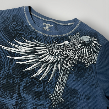 No Boundaries Y2K Graphic Thermal Long Sleeve Shirt