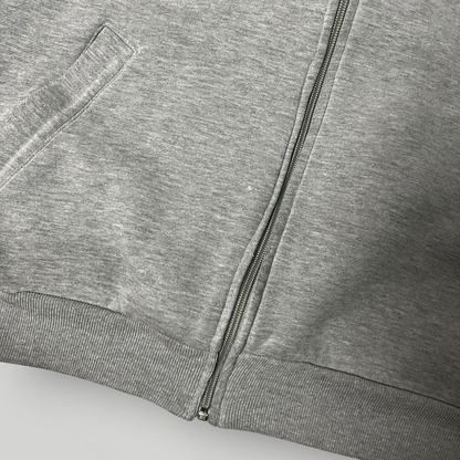 Karl Kani Heavy Cotton Oversized Y2K Hip-Hop Embroidered Zip-Up Hoodie