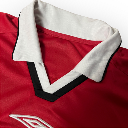 Umbro Vintage 00's Y2K Center Logo Sport Long Sleeve Polo Shirt