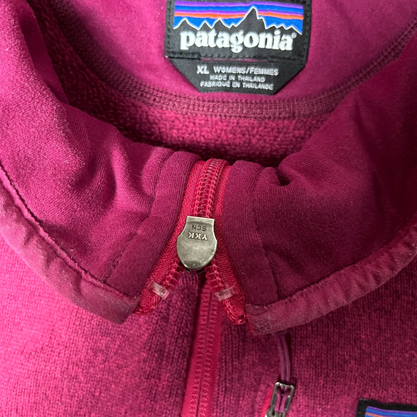 Patagonia "Worn Wear" Zip-Up Polar Sweatshirt Fleece (Дамско)