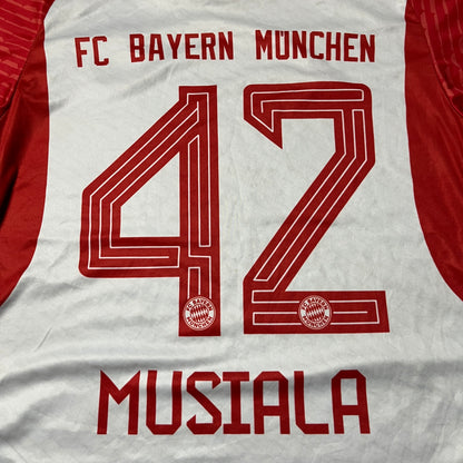 Adias Bayern Munich 2023/2024 Home Football Jersey T-Shirt (Replica)