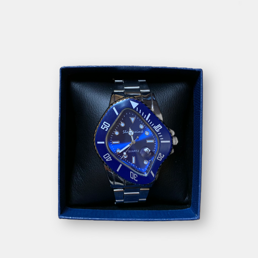 Y2K Twisted Royal Blue Watch