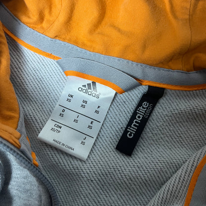 Adidad Striped Zip-Up Hoodie