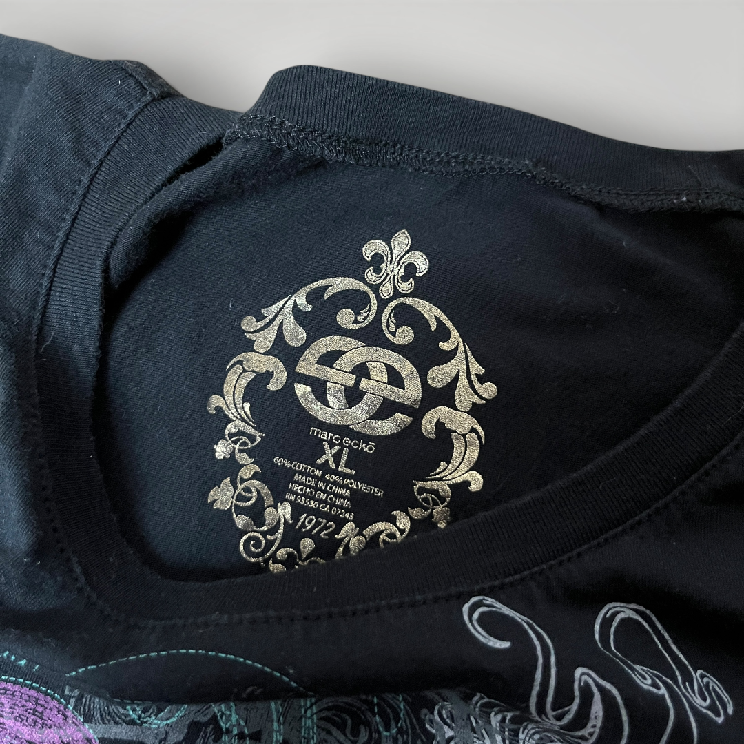 Marc Ecko Y2K Rhinestone Graphic T-Shirt (Дамско)