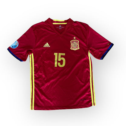 Adidas Spain 2016/2017 Home Ramos #15 Football Jersey T-Shirt (REPLICA)