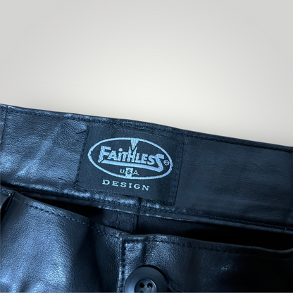 Faithless Vintage 00's Opium Leather Pants !MADE IN ITALY!