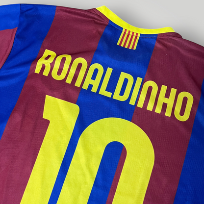 Nike Barcelona Ronaldinho #10 Football Jersey T-Shirt (Replica)