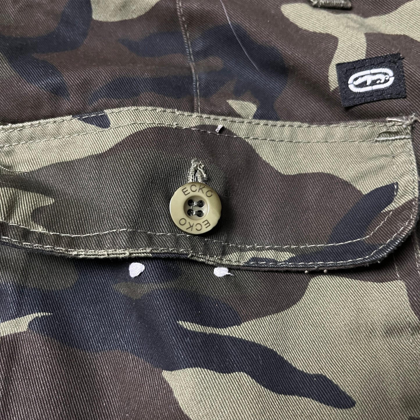 ECKO UNLTD Vintage 2000's Baggy Camo Baggy Jorts Shorts