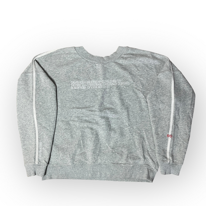 Calvin Klein Statement Cropped Boxy Sweatshirt Crewneck (Дамско)