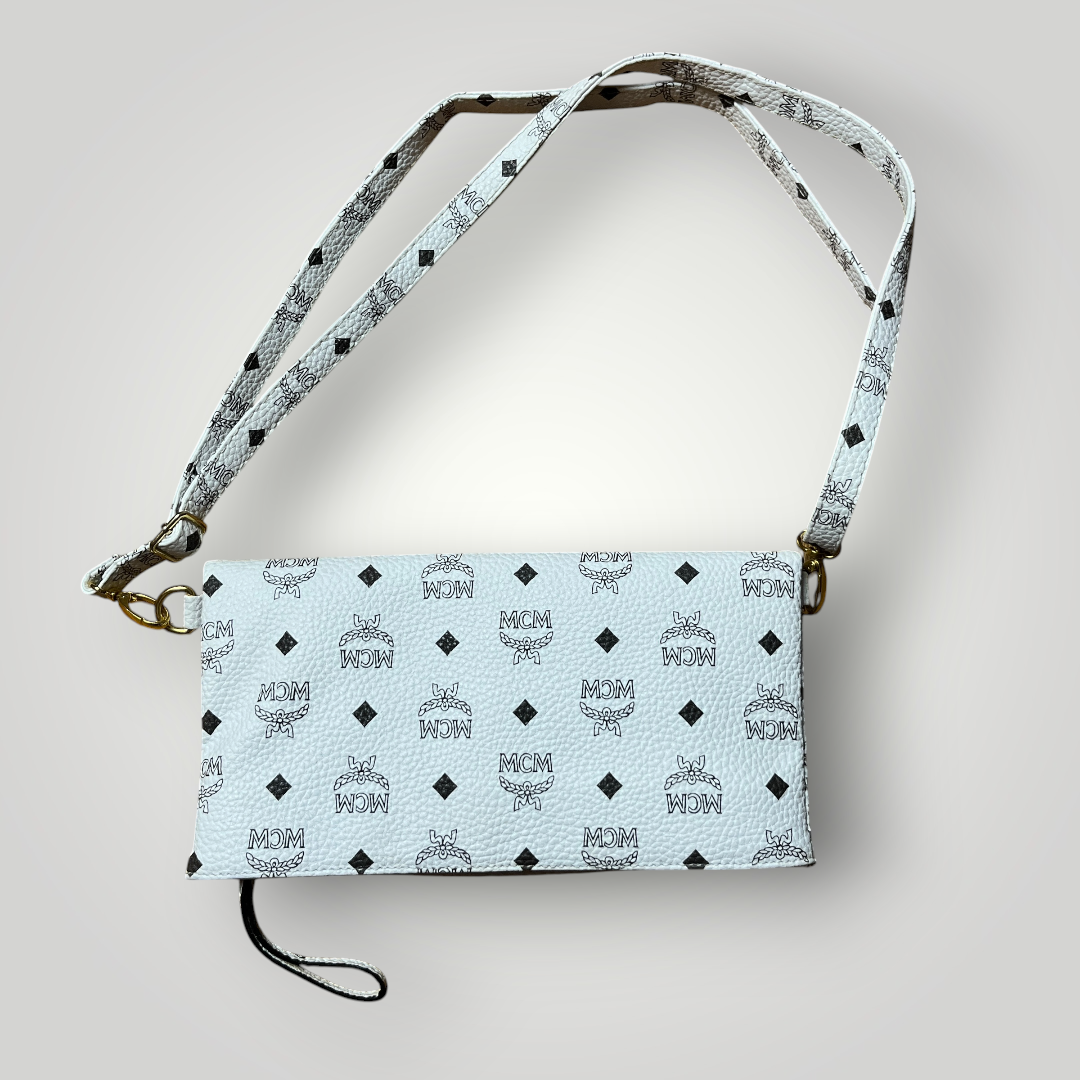 MCM Crossbody Pouch in Visetos Original Bag (Replica)