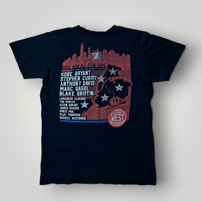 Adidas 2015 NBA West All-Stars "The Go-To Tee" Tubular Knit Basketball Graphic T-Shirt