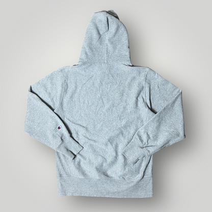 Champion Vintage "Reverse Weave Warm Up" Heavy Cotton Boxy Embroidered Hoodie (430GSM)