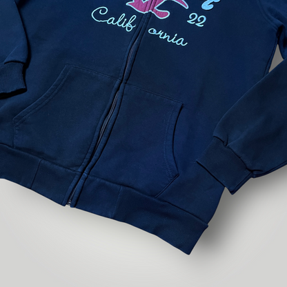 Hollister Heavy Cotton Y2K Zip-Up Hoodie