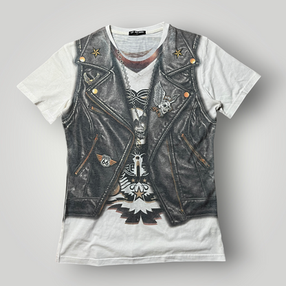 VIO Belman Biker Y2K Graphic All Over Print T-Shirt