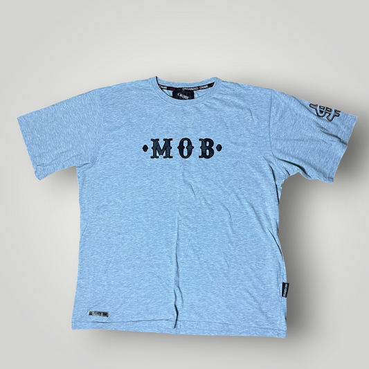 Organised Crime M.O.B. Y2K Hip-Hop Lettered T-Shirt