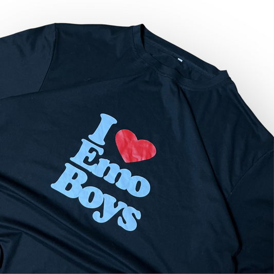 "I Love Emo Boys" Graphic T-Shirt