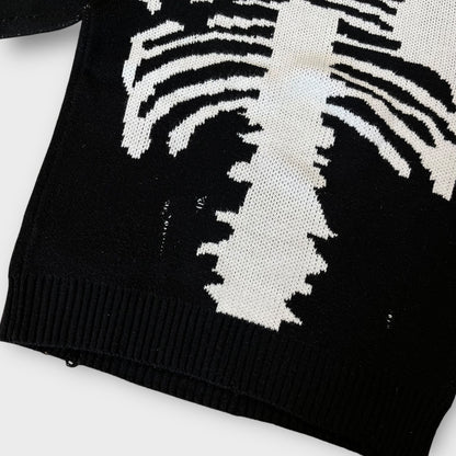 Y2K Skeleton Graphic Sweater