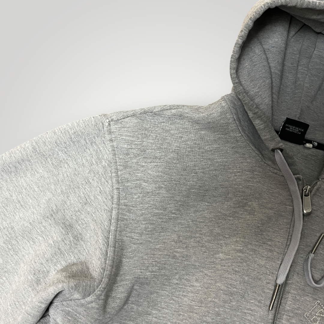 Karl Kani Heavy Cotton Oversized Y2K Hip-Hop Embroidered Zip-Up Hoodie