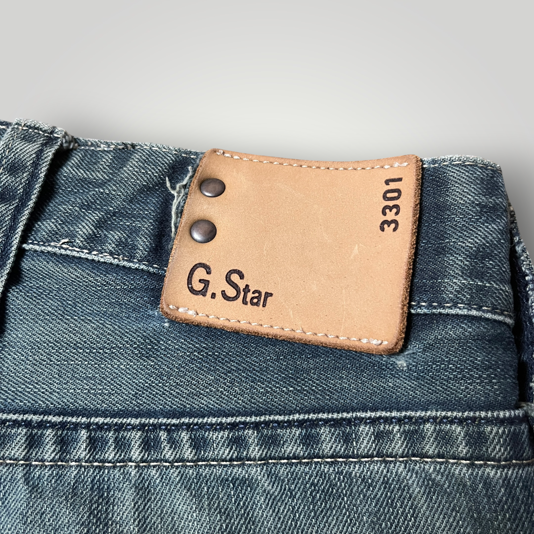 G-STAR RAW Y2K Vintage 2000's Straight Fit Hip-Hop Skater Jeans