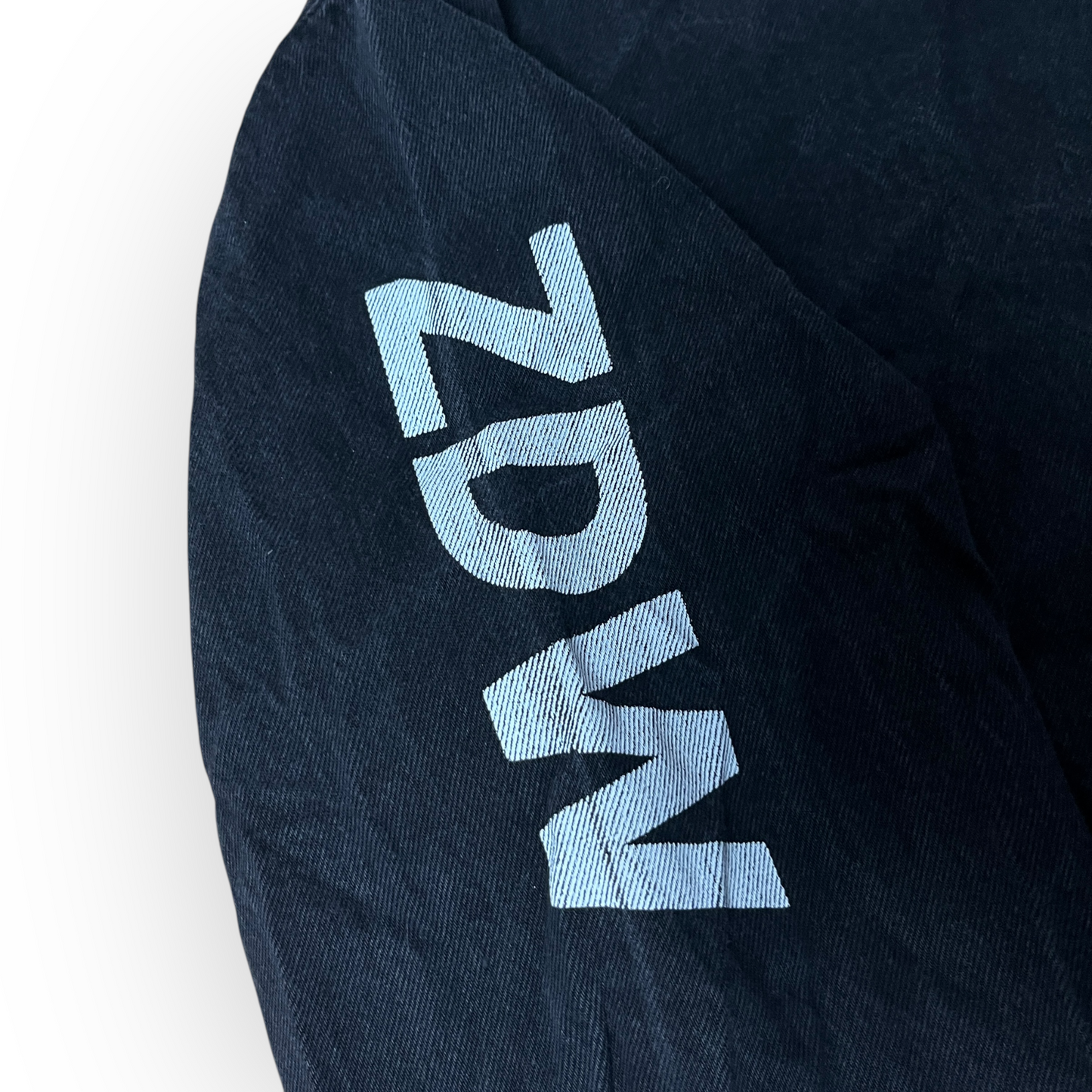 ZARA Denim Boxy Sweatshirt Crewneck