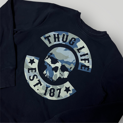 Thug Life Heavy Cotton Graphic Sweatshirt Crewneck