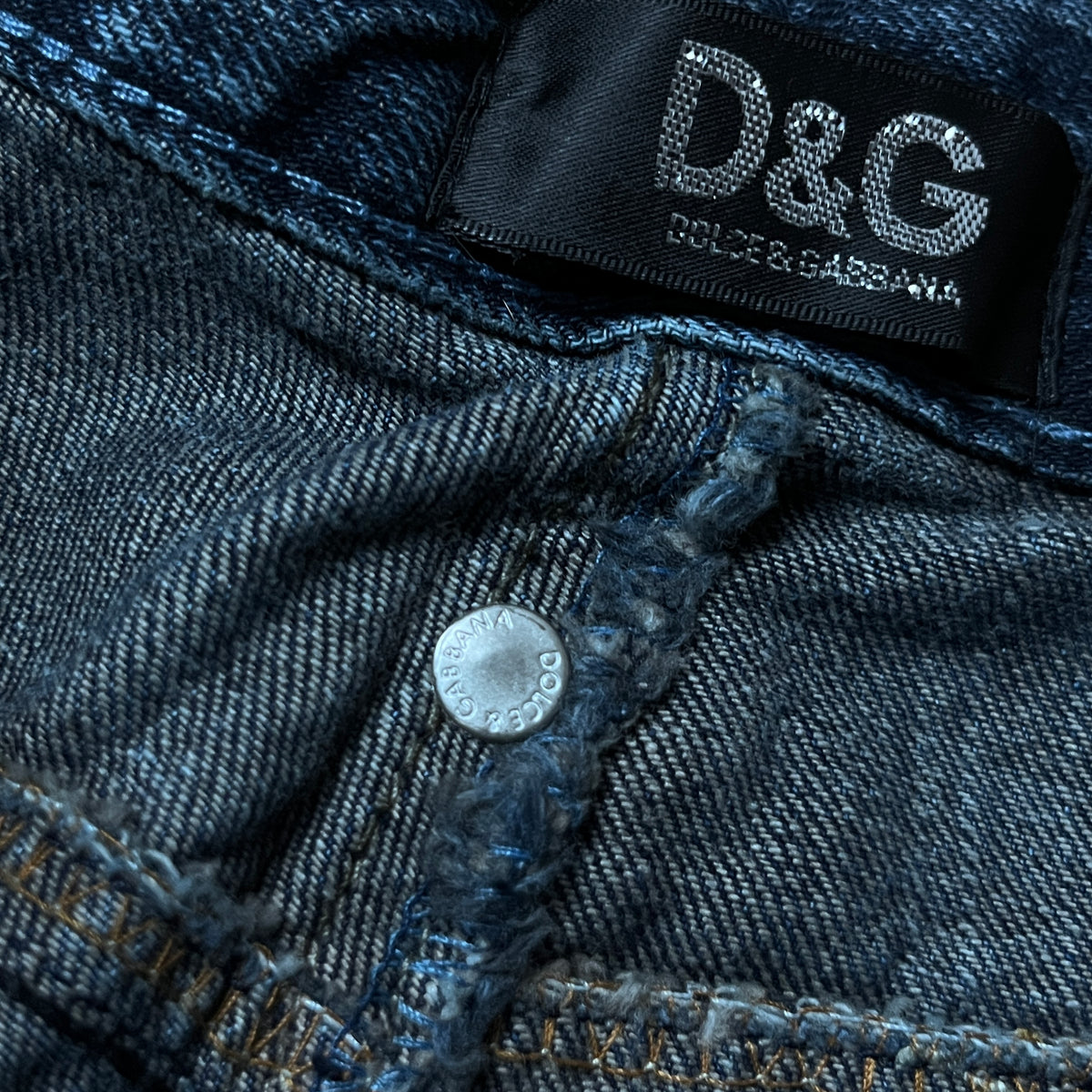 DOLCE & GABBANA Vintage 2000's Y2K Flared Jeans (Дамско) (Replica)