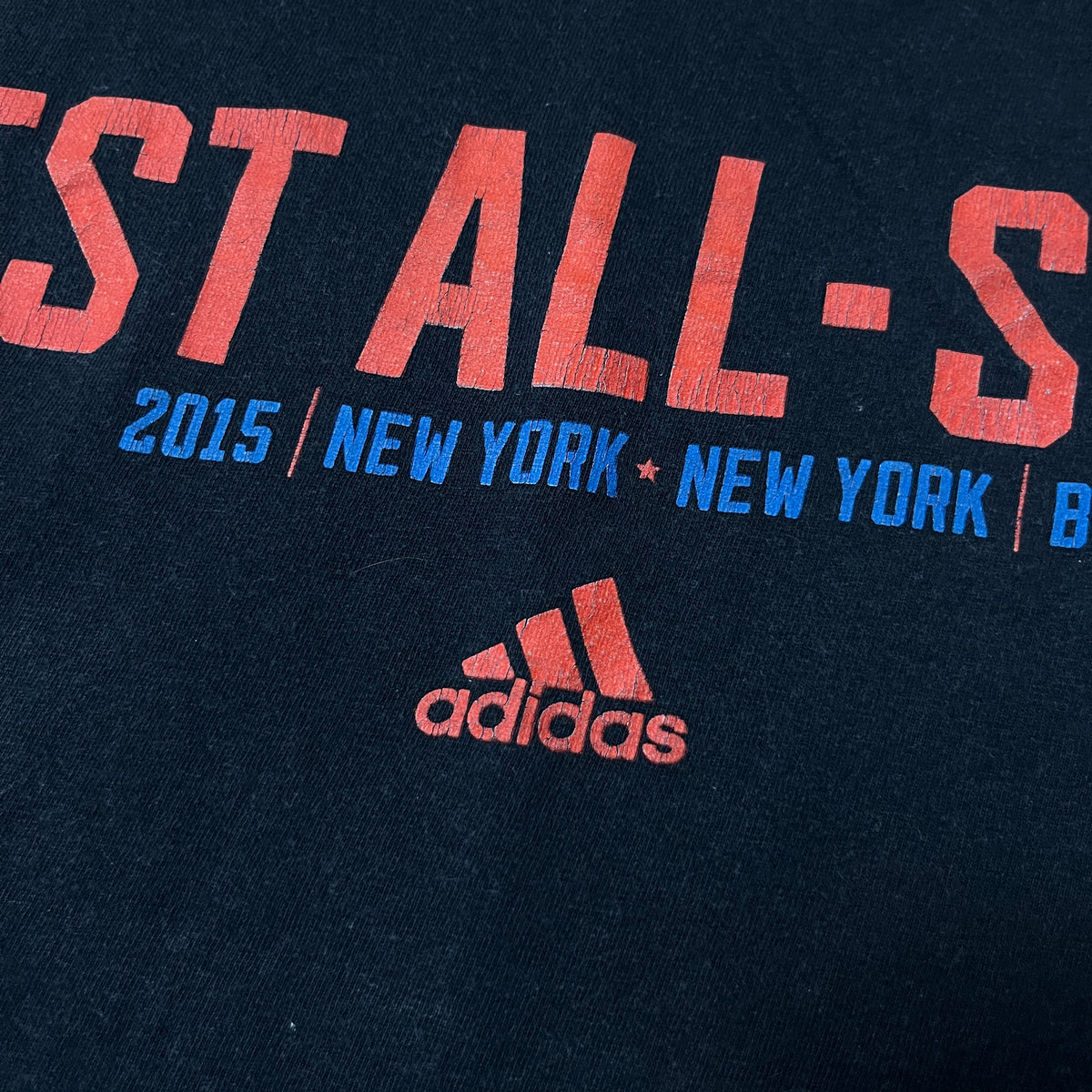 Adidas 2015 NBA West All-Stars "The Go-To Tee" Tubular Knit Basketball Graphic T-Shirt